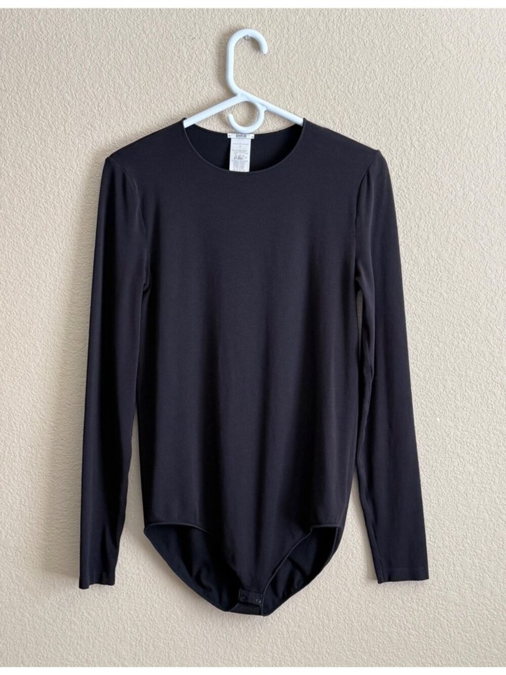 Wolford Women's Long Sleeve Bodysuit Black Luxury